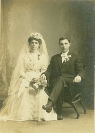 Wedding of Carl and Frieda Piske, 1910