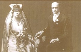 Wedding of Edwin and Ellen Bakken Kirkeeng, 1919