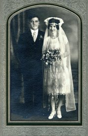 Wedding of Adolf & Jennie Horstman Ikert, 1929