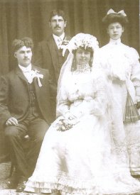 Wedding of Arthur and Elizabeth Schultz Brownell, 1904