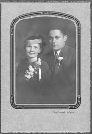 Wedding of Fred and Mary Erickson Schroeder, 1935