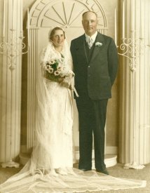 Wedding of Victor & Maude Griffith Chalsma, 1939