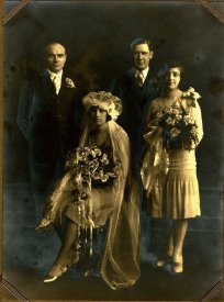 Wedding of  George Sr. and Rose Schroeder Kapanke, 1927