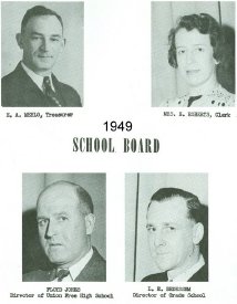 Bangor School Board Members, 1949