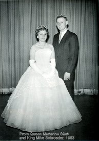 Prom Queen Marianne Stark & Mike Schroeder, 1963