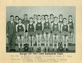 Bangor HS Basketball Team, 1947-1948