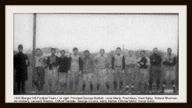 Bangor High School Football Team, 1911