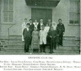 Bangor HS Drama Club, 1892