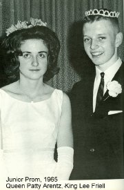 1965 BHS Prom:Queen Patty Arentz & King Lee Friell