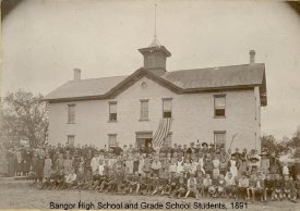 Bangor HS and Grade School Students, 1891