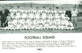 Bangor High School Football Squad, 1963