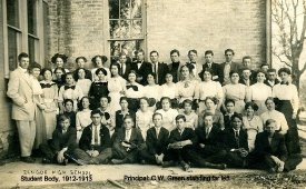 Bangor High School student body, 1912-1913