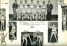 Bangor High School Basketball Team, 1955