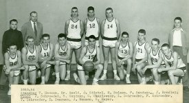 Bangor High School Basketball Team, 1953-1954