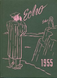 Bangor High School ECHO cover, 1955