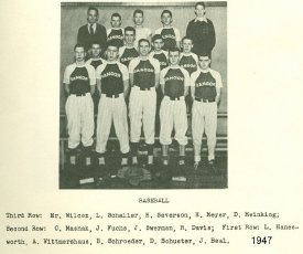 Bangor HS Baseball Team, 1947