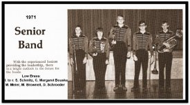 Bangor High School Senior Band Low Brass, 1971