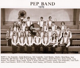 Bangor High School Pep Band, 1970