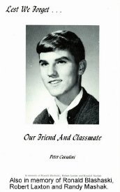 Memorial Dedication for Pete Cavadini, Class of 1968