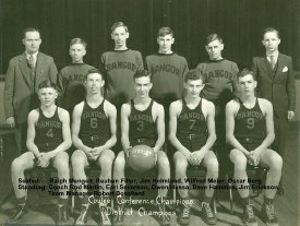 Coulee Region & District Basketball Champs, 1936