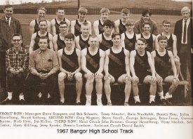 1967 Bangor High School Track Team