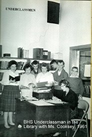 Underclassmen in the Library, 1961