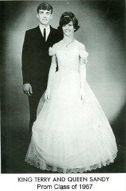 Prom Queen Sandy Severson & King Terry Nicolai, 1967