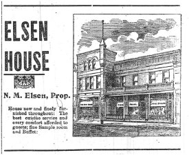 Ad for Elsen House Hotel, 12.06.1895.B.I.