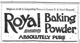 Ad for Royal Baking Powder, 02.09.1894.B.I.