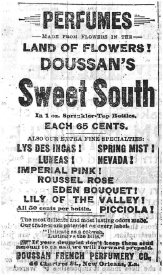 Sweet South Perfumes. 08.20.1891.B.I.