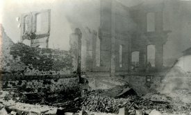 Aftermath of Great Fire of 1899 (Elsen House, Schumacher and Bosshard Bloc