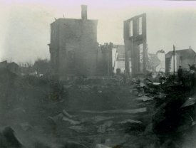Destruction from the Great Fire of 1899