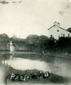 Bosshard Milll on Durch Creek before the Great Flood of June 11, 1899.