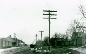 Bangor Street View of Railroad Tracks, looking east, undated