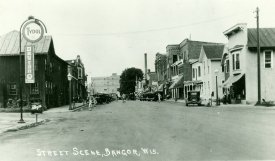Bangor Main Street Facing West, circa 1936