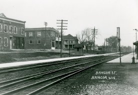 The Railroad and the Village of Bangor, undated.