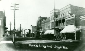 Bangor Main Street Facing West, circa 1900
