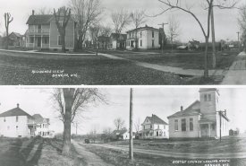 Dual Postcard View of Bangor Residences, undated