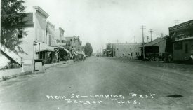 Bangor's Main Street Facing East, circa 1914