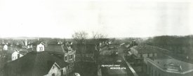 View of Bangor from atop Hussa Brewery, circa 1904-1909
