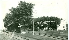 Northwestern Railroad Depot, built in 1878