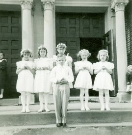 First Communion at St. Peter's, 1953