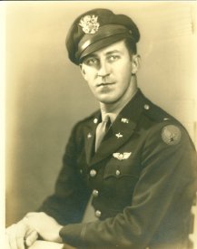 Leo Cavadini in uniform, 1943 (age 24)