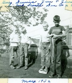 BangorCub Scouts Den #2. Measuring Up. 1952