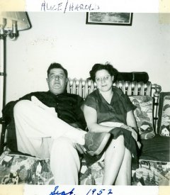 Harold and Alice Doschadis, September, 1952