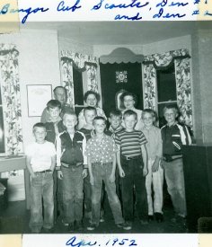 Bangor Cub Scouts, Dens #1 and #2,  April, 1952