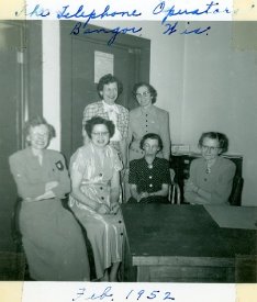 Bangor Telephone Operators (February, 1952)