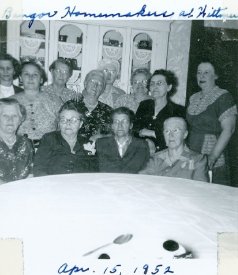 Bangor Homemakers Club, April 15, 1952