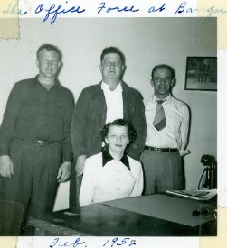 Bangor Telephone Company Office Staff, 1952
