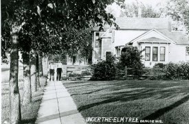 Westside view of Lucille Gilbertson Home, 1403 Bangor St.